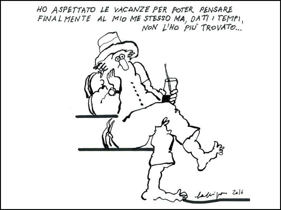  Una vignetta realizzata da Renato Calligaro per la rivista 